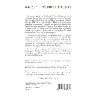 Hamlet : lectures critiques