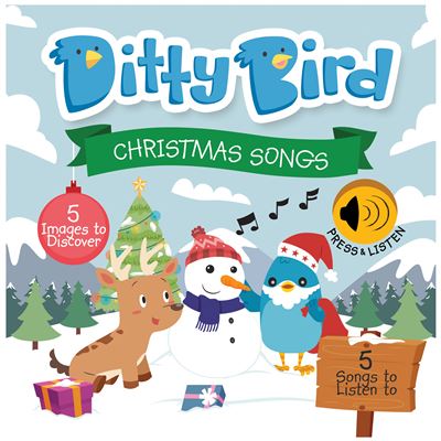Livre Musical Sensoriel Bébé : Joyeux Noël, Merry Christmas, Chansons De Noël Livre sonore 1 an, sensoriel et interactif adapté aux Tout-Petits de 1 à 3 ans - Mema Publishing - Mema Publishing Ditty Bird - broché - Méthode de langue