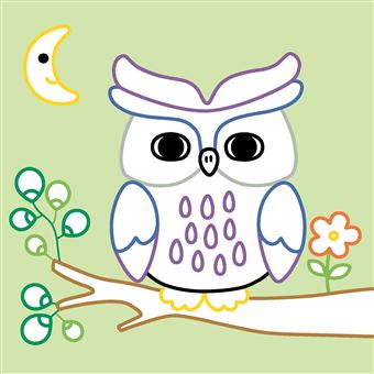 Mes premiers coloriages sans dépasser - Animaux adorables