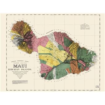 Carte - Maui - Géographie nostalgique