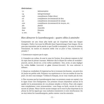 Petite Grammaire Luxembourgeoise