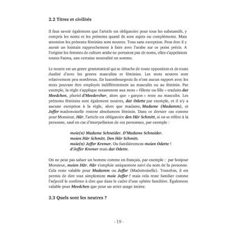 Petite Grammaire Luxembourgeoise