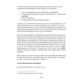 Petite Grammaire Luxembourgeoise