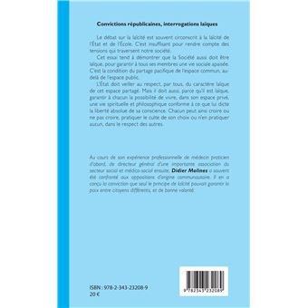 Convictions républicaines, interrogations laïques