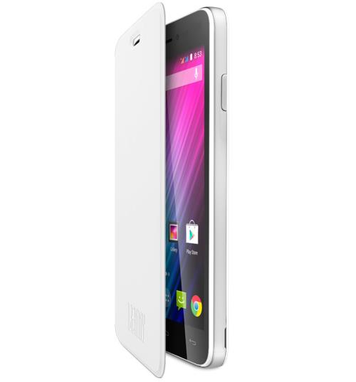 Etui Folio Wiko pour Lenny, Blanc
