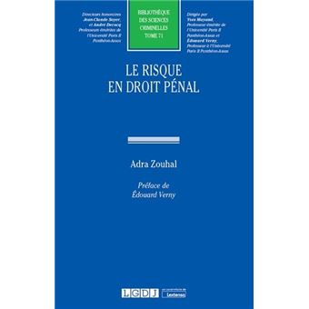 Le risque en droit pénal