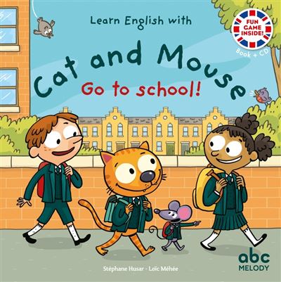Learn English with Cat and Mouse - Go to school