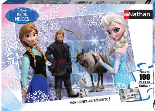 Puzzle 100 pièces Nathan Disney La Reine des Neiges