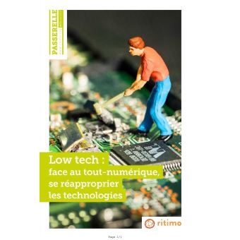 Low tech : face au tout numérique