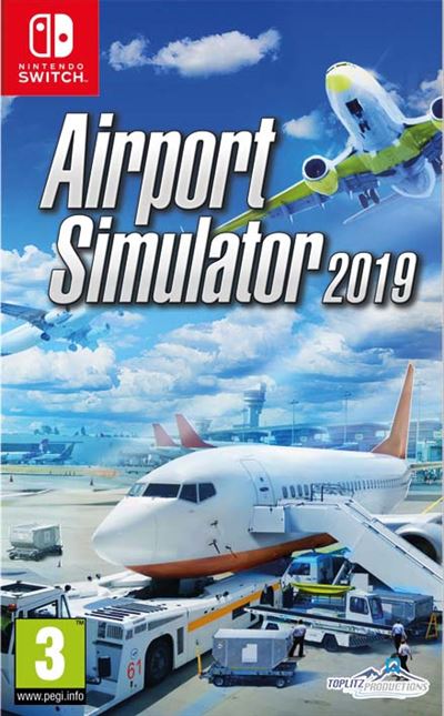 Pochette avant du jeu Airport Simulator 2019 Nintendo Switch
