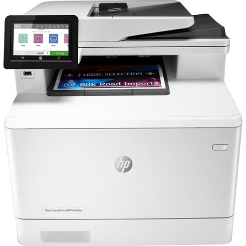 HP Color LaserJet Pro MFP M479fdw, Farbe, Drucker für Drucken, Kopieren, Scannen, Faxen, Mailen, Scannen an E-Mail/PDF; Beidseitiger Druck; Automatische, geglättete Dokumentenzuführung (50 Blatt)