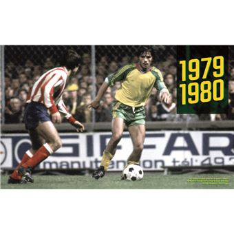 CLIPPING POSTER FOOTBALL 1976-1977 FC NANTES FCN CANARIS SAUPIN JEAN
