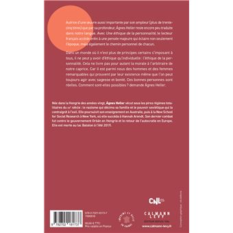 Une éthique de la personnalité