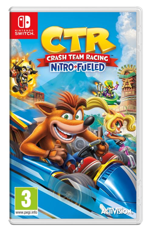 Crash Bandicoot Team Racing Nitro Fueled Nintendo Switch - Jeux vidéo -  Achat & prix