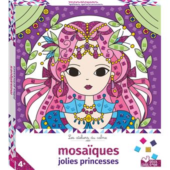 Mosaïques jolies princesses - boîte avec acccessoires