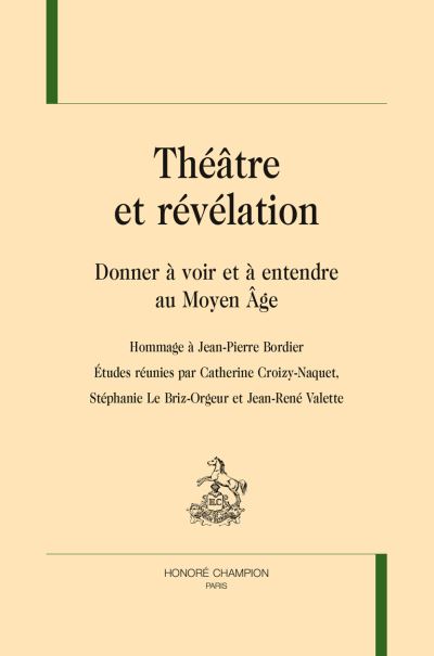 Theatre et revelation hommage a jean pierre bordier