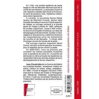 Journal de l'année de la peste