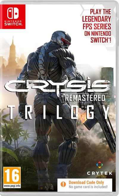 Crysis Remastered Trilogy Code in a Box Nintendo Switch