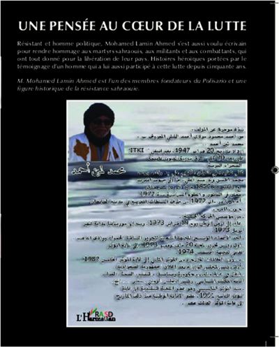Pensée au coeur de la lutte - Mohamed Lamin Ahmed - broché