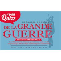 Le petit quizz de la grande guerre