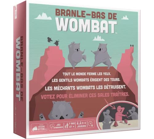 Asmodee Branle-Bas De Wombat - Fr
