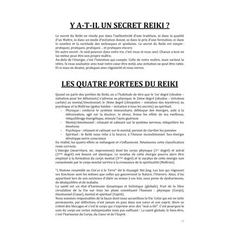 Reiki Usui 1er Degré - Shoden, enseignement pour les débutants