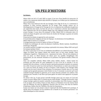 Reiki Usui 1er Degré - Shoden, enseignement pour les débutants