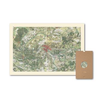 Carte Géographie nostalgique - Autour de Paris