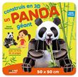 Construis en 3d un panda géant