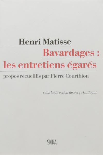 Matisse, l'entretien perdu