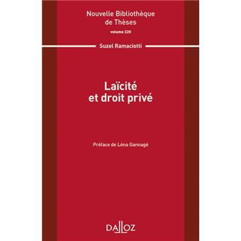 Laïcité et droit privé - Volume 220