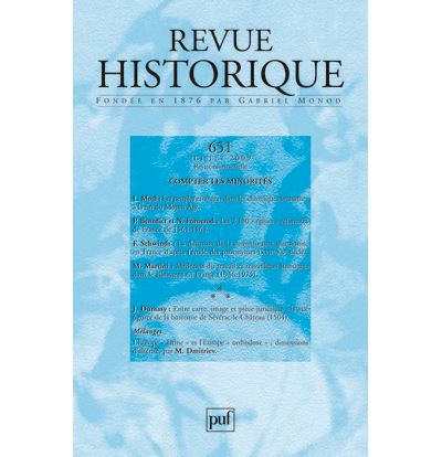 Revue historique 2009