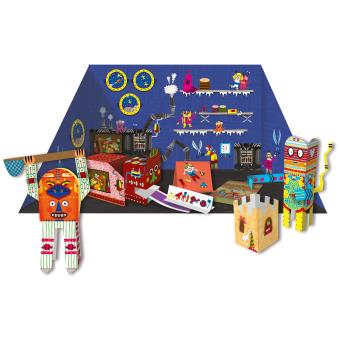 Papertoys géants : robots