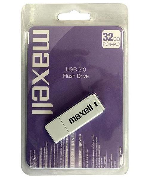 Clé USB 2.0 Maxell Pastel 32 Go Blanc