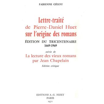 Lettre-traité de Pierre-Daniel Huet sur l'Origine des romans