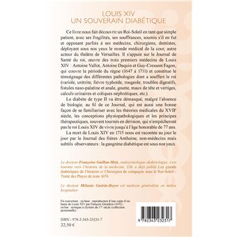 Louis XIV un souverain diabétique