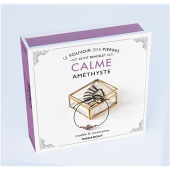 Kit Bracelet -Le pouvoir des pierres - Calme Améthyste