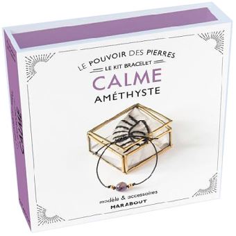 Kit Bracelet -Le pouvoir des pierres - Calme Améthyste