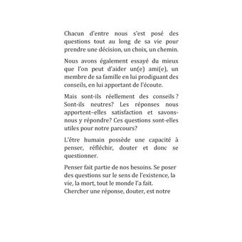 La vie n'est faite que de questions