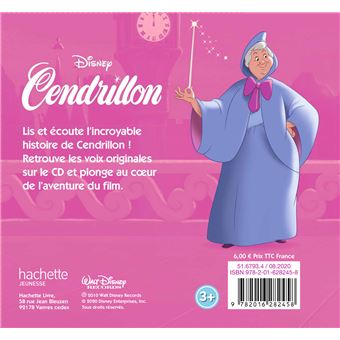 CENDRILLON - Mon histoire à écouter - L'histoire du film - Livre CD - Disney Princesses