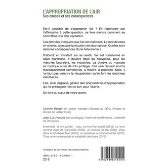 L'appropriation de l'air