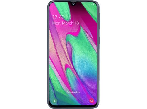 Samsung Galaxy A40 - 4G smartphone - double SIM - RAM 4 Go / Mémoire interne 64 Go - microSD slot - écran OEL - 5.9