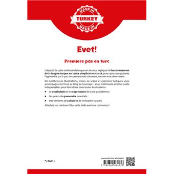Evet! - Premiers pas en turc - A1/A2