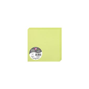 Pack de 25 cartes pliées Pollen 135 x 135 mm Vert Bourgeon - 1