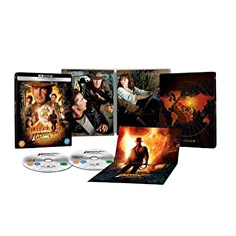Indiana Jones et le Royaume du Crâne de Cristal Steelbook Blu-ray 4K Ultra  HD - Blu-ray - Achat & prix