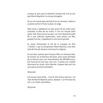 De Muriel baptiste à Lara Fabian journal 2017