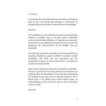 De Muriel baptiste à Lara Fabian journal 2017