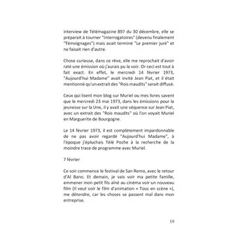 De Muriel baptiste à Lara Fabian journal 2017