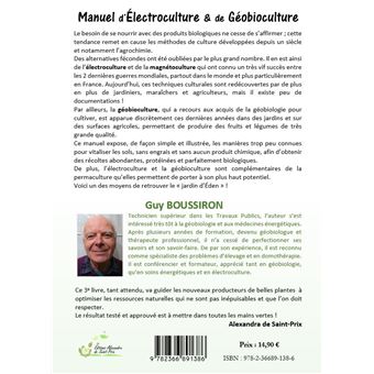Manuel d'électroculture et de Géobioculture