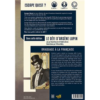 Escape Quest 4 Le Secret d'Arsène Lupin